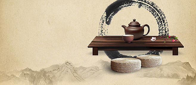 茶韻禪心 中國風(fēng)茶館海報(bào)設(shè)計(jì)